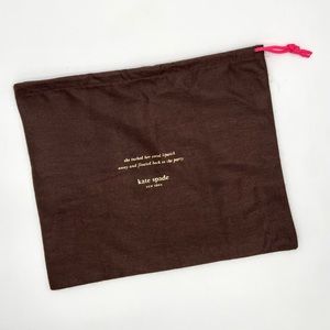 Kate Spade Dust Bag LIKE NEW 13.5”w x 11.25”h